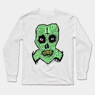 Bat Monster Skull Long Sleeve T-Shirt